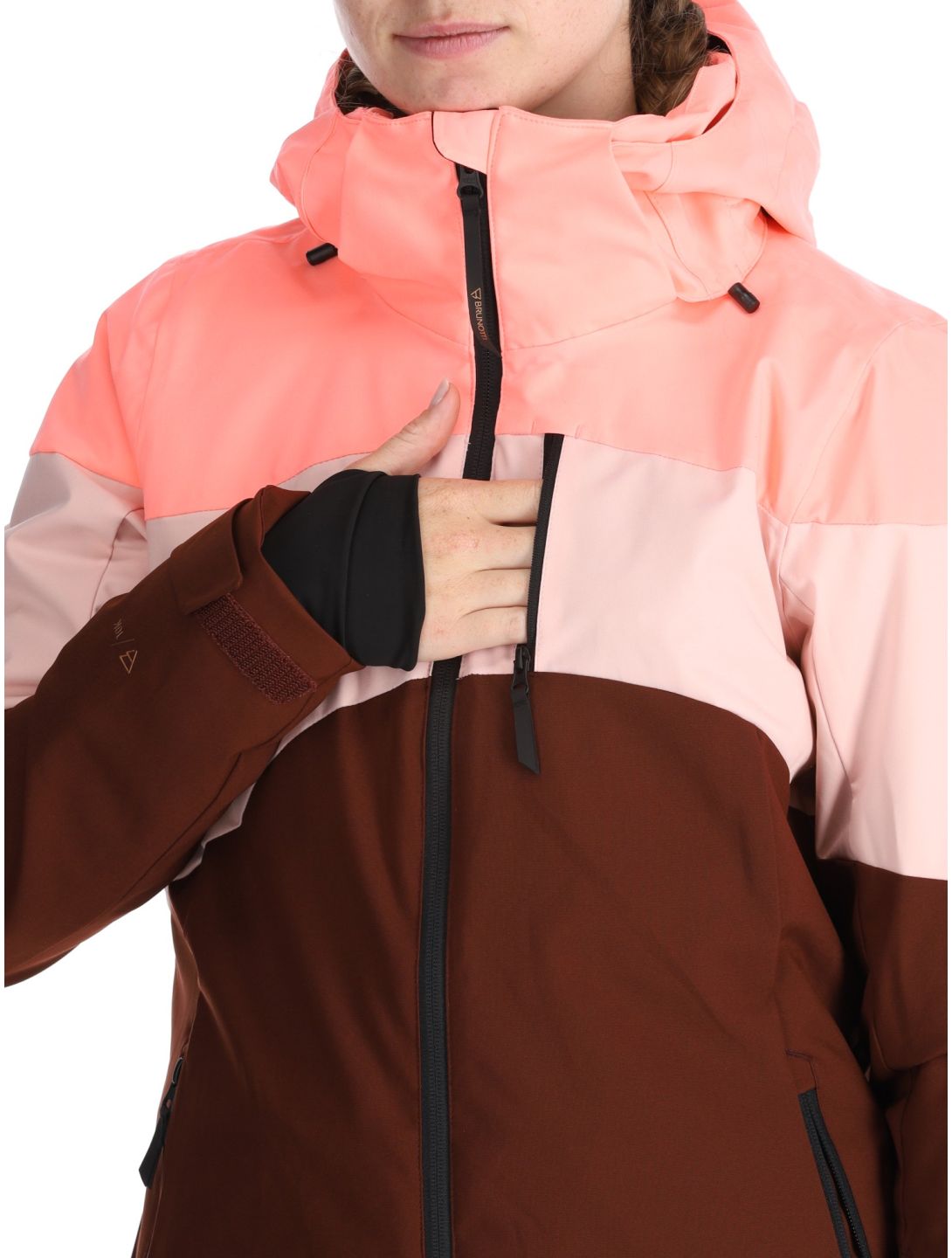 Brunotti, Fastonia ski jacket women Port red 