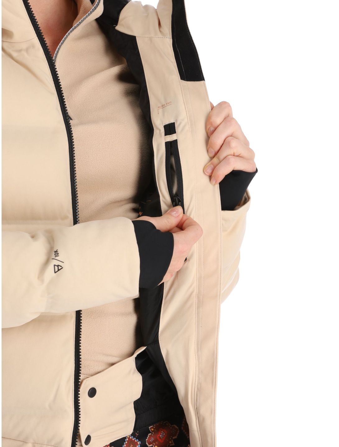 Brunotti, Firecrown ski jacket women Canvas beige 