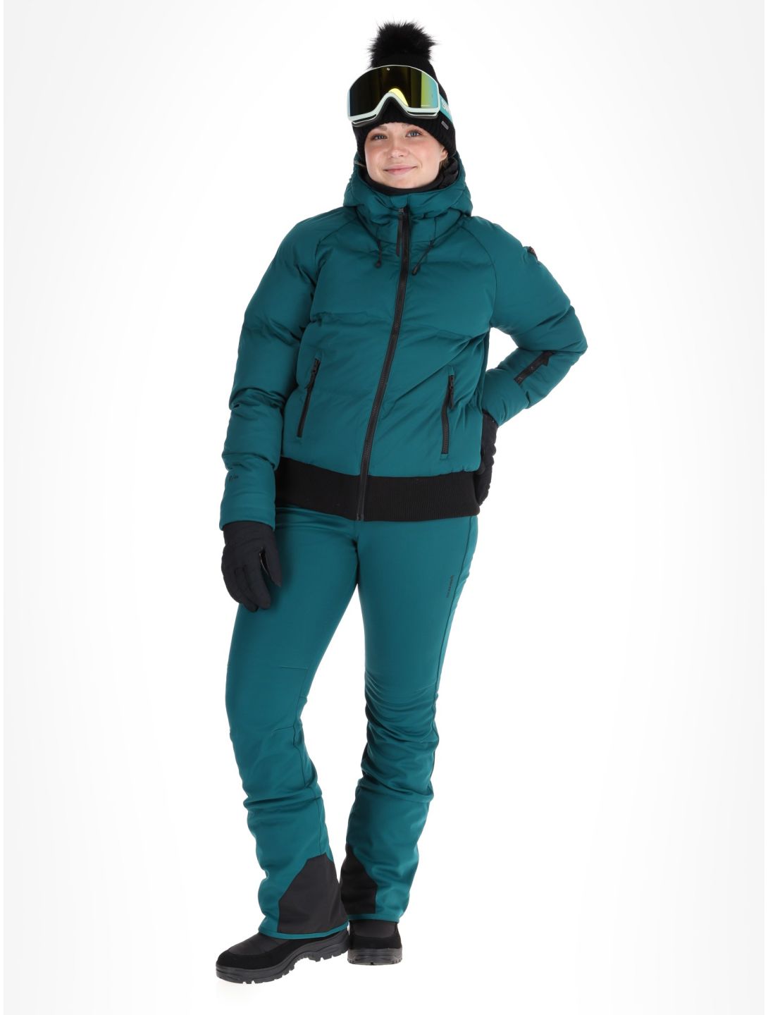 Brunotti, Firecrown ski jacket women Evergreen green 