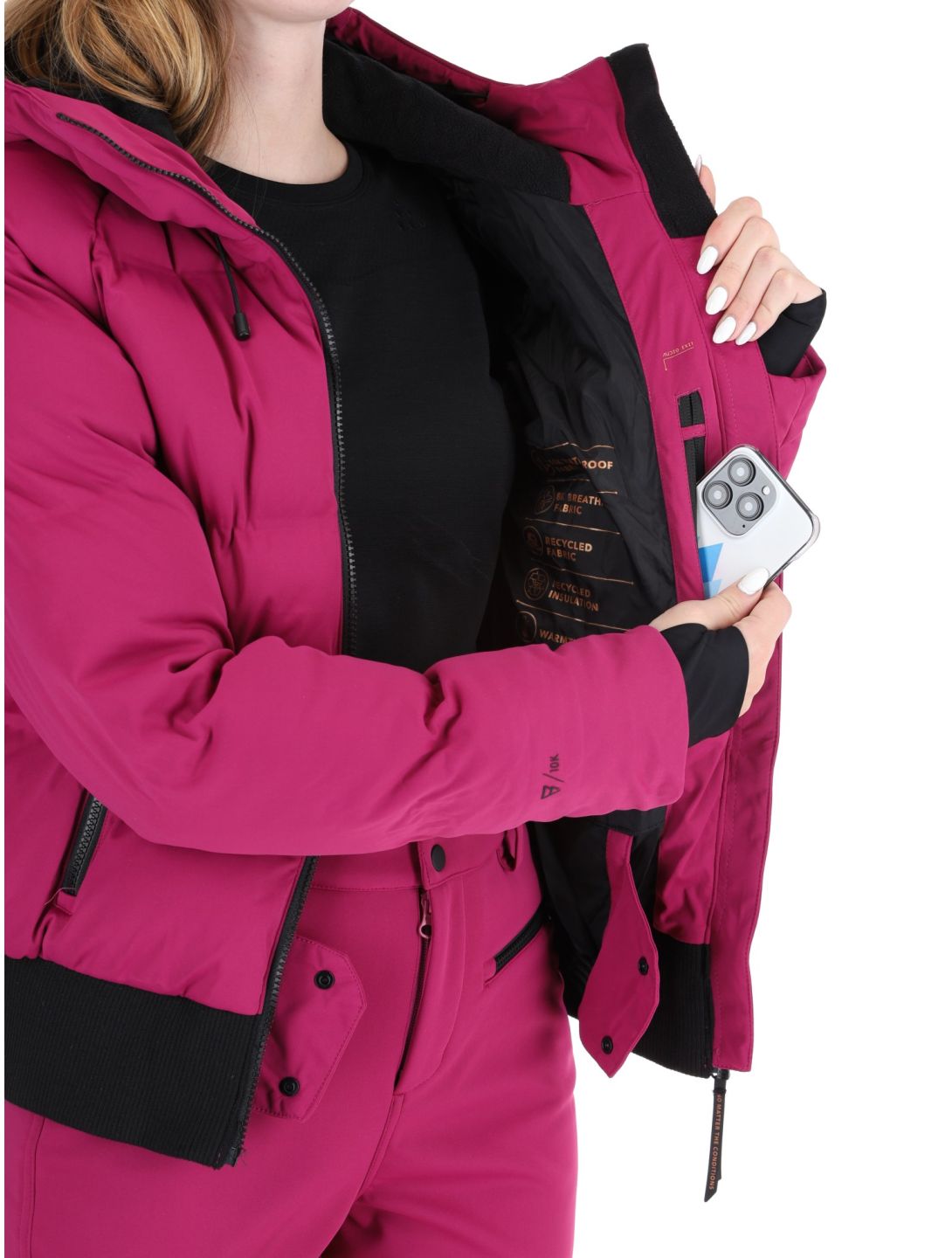 Brunotti, Firecrown ski jacket women Fuchsia purple 