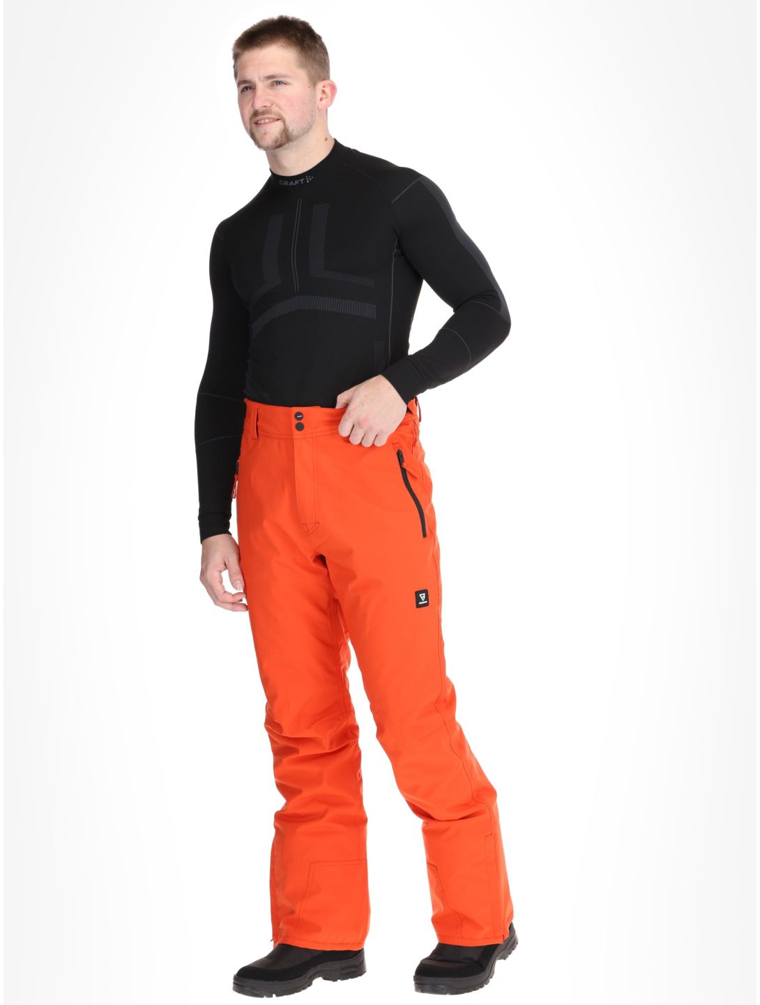 Brunotti, Footrail ski pants men Mandarin orange 