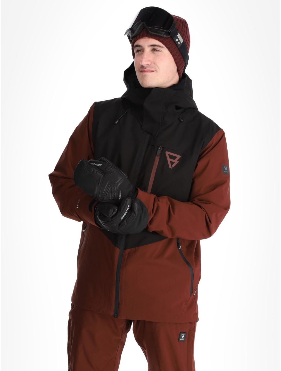 Brunotti, Kense ski jacket men Port red 