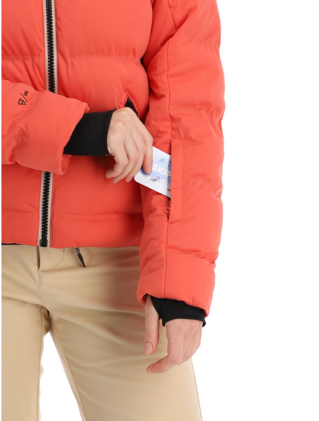 Brunotti, Niagona ski jacket women Burnt Sienna beige, blue, red 