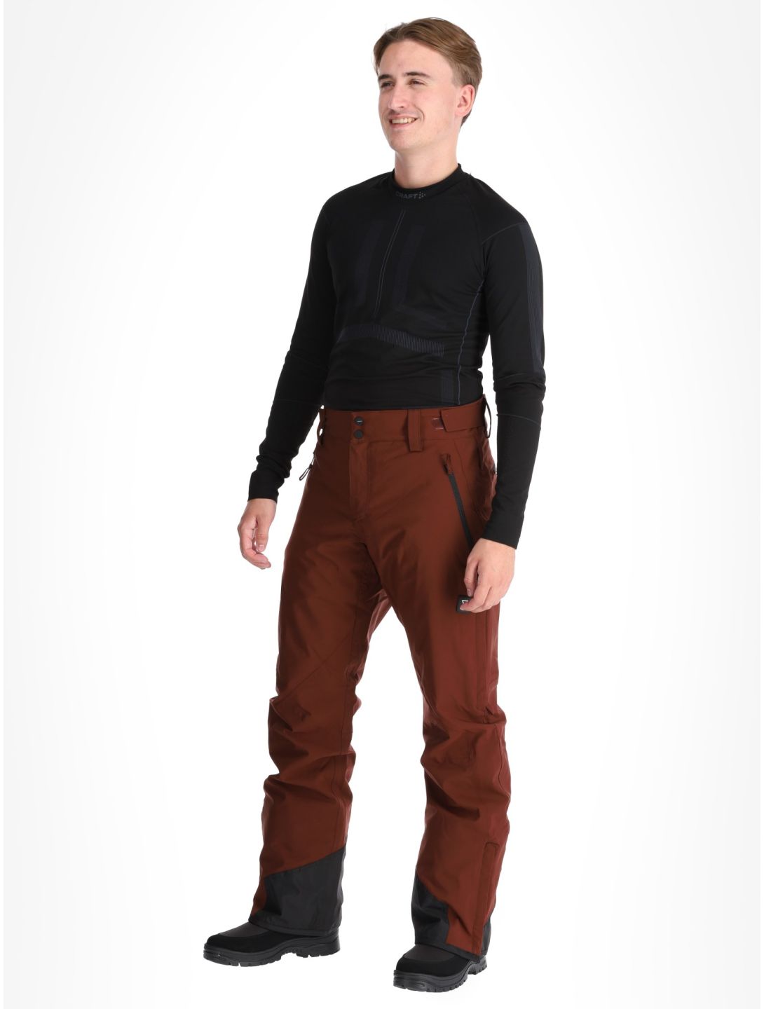 Brunotti, Ramiro ski pants men Port red 