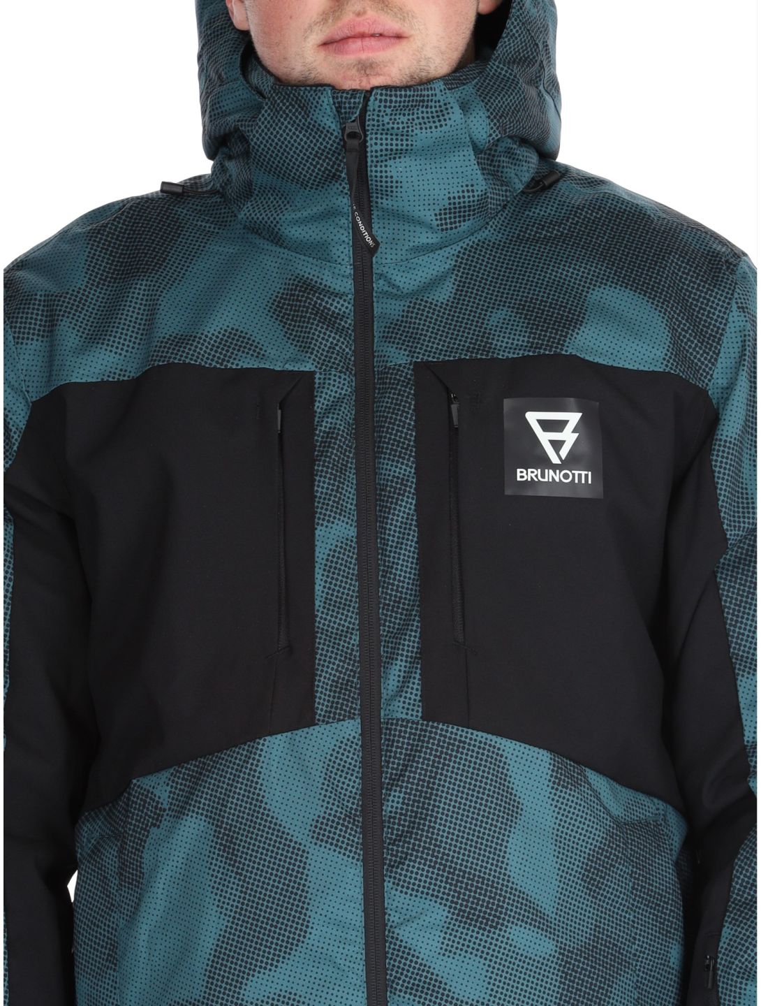 Brunotti, Reborn ski jacket men Gradient Grid Fuel Green green 