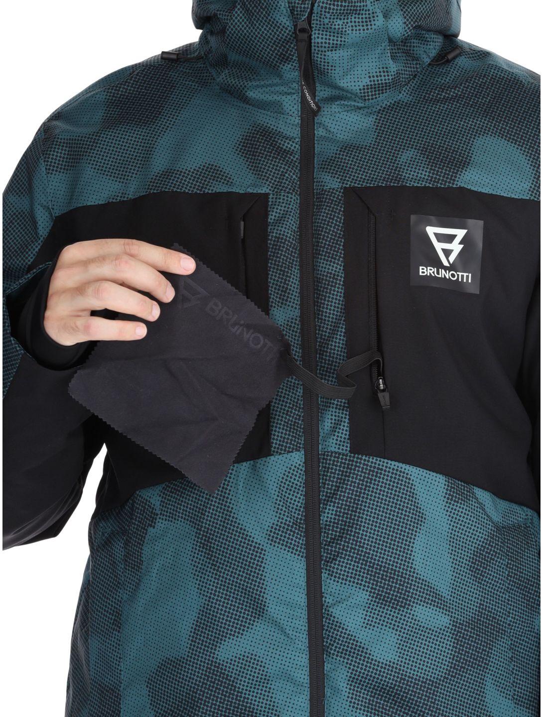 Brunotti, Reborn ski jacket men Gradient Grid Fuel Green green 