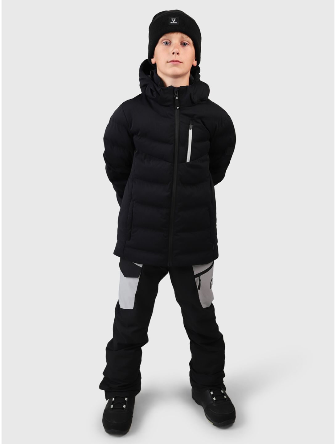 Brunotti, Sanclairy ski jacket kids Black black 