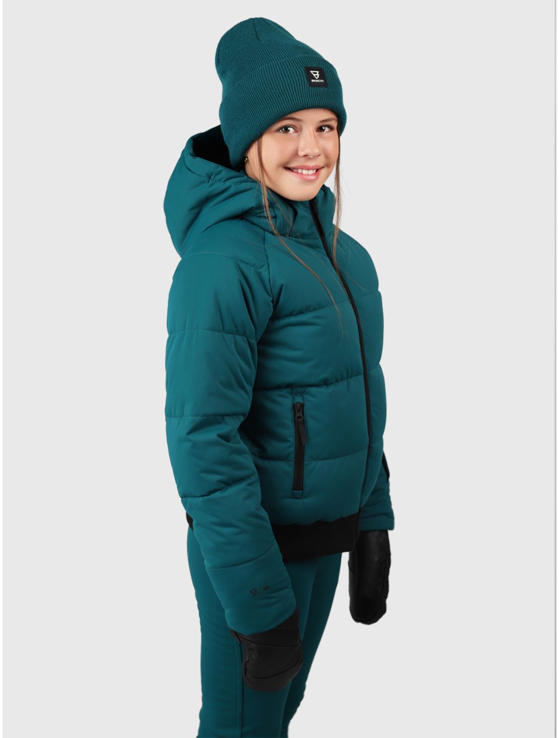 Brunotti, Suncrown ski jacket kids Evergreen green 