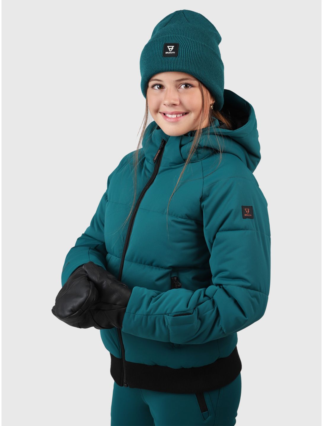 Brunotti, Suncrown ski jacket kids Evergreen green 