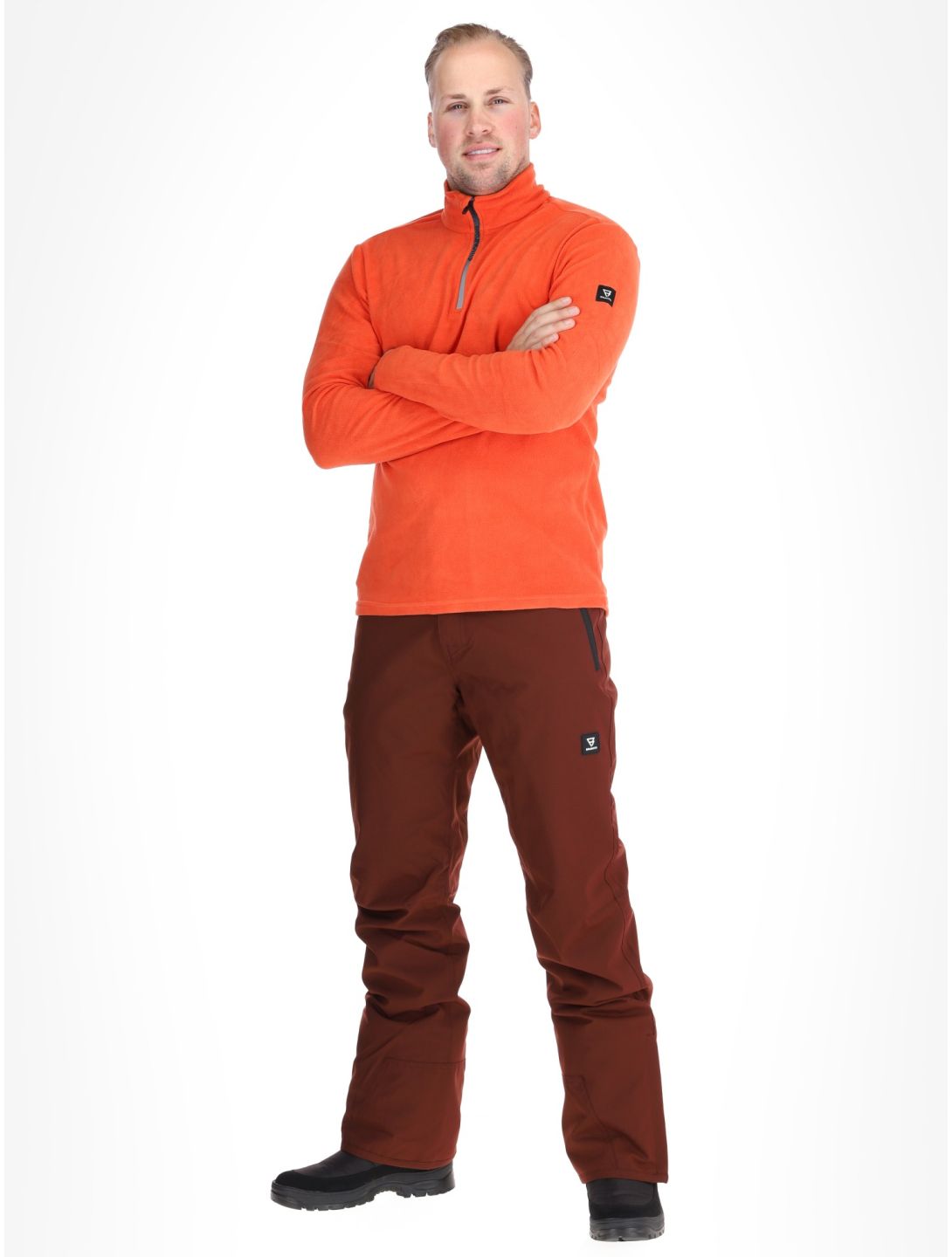 Brunotti, Tenno pullover men Mandarin orange 