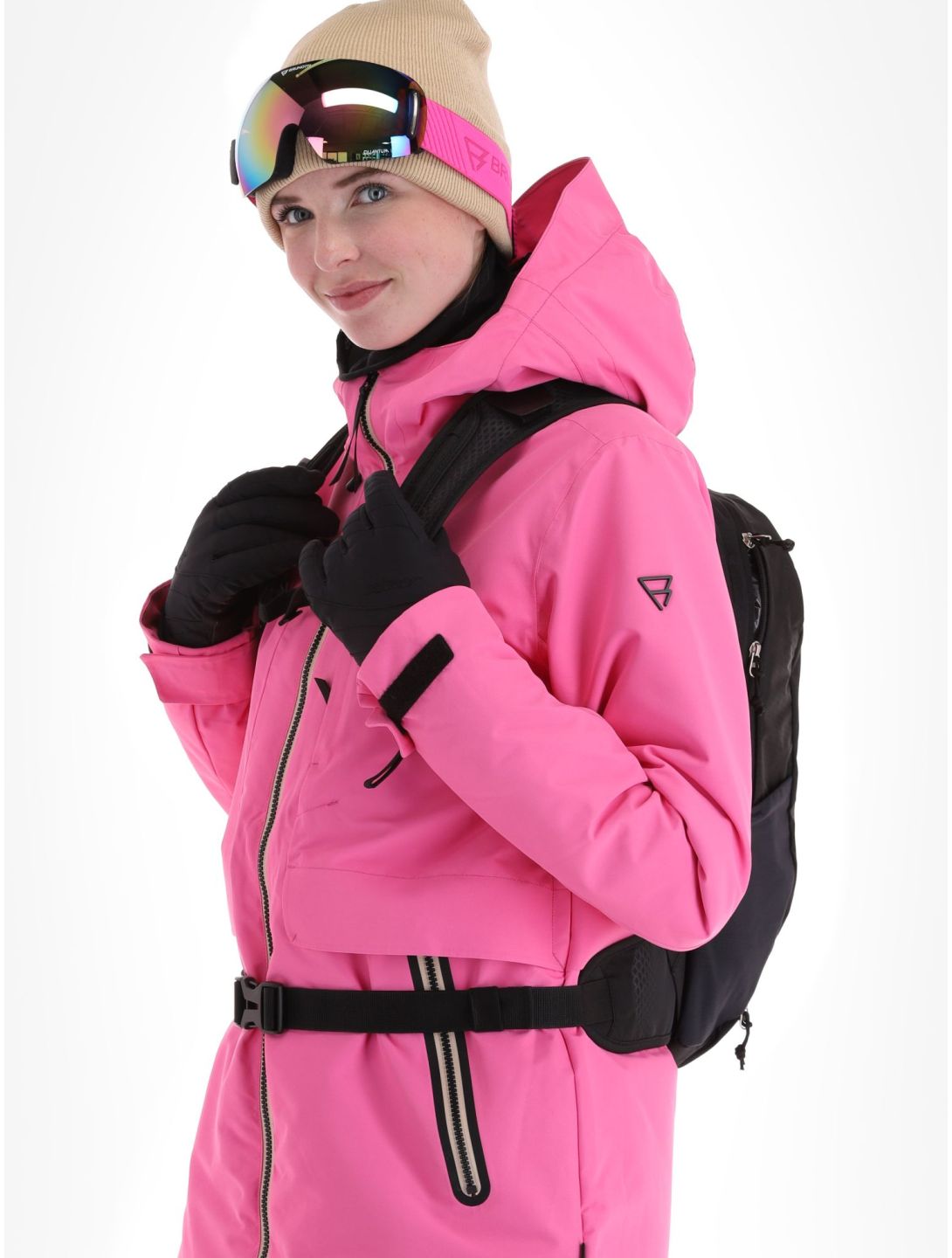 Brunotti ZUMA WOMEN SNOW JACKET - Snowboard jacket - barbie pink