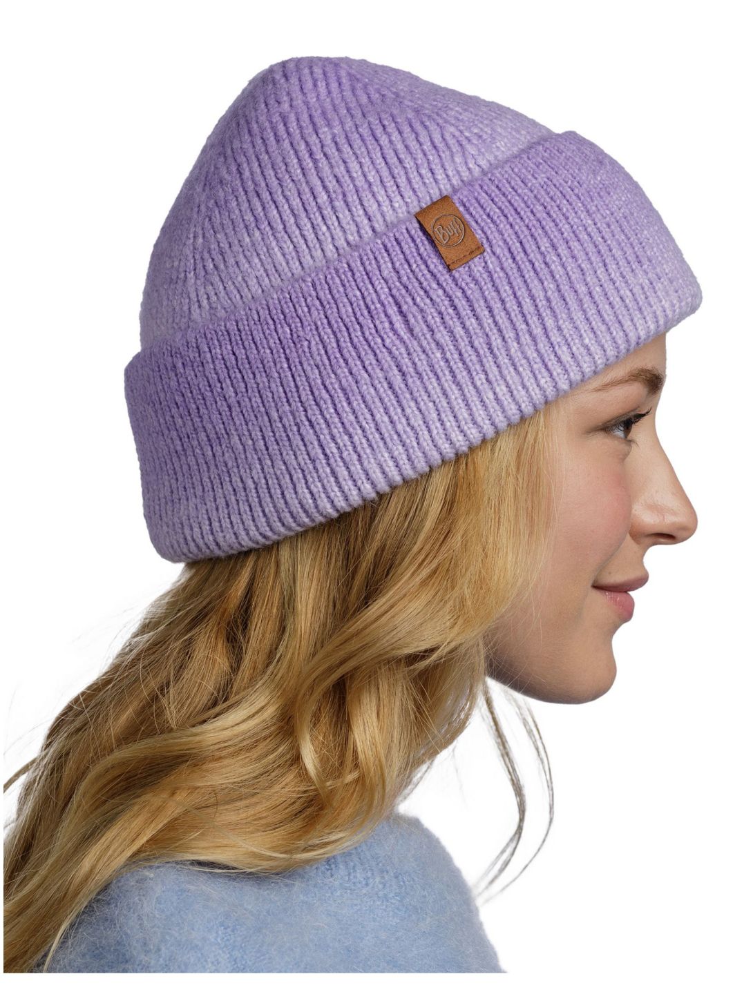 Buff, Marin beanie unisex Lavender burgundy 