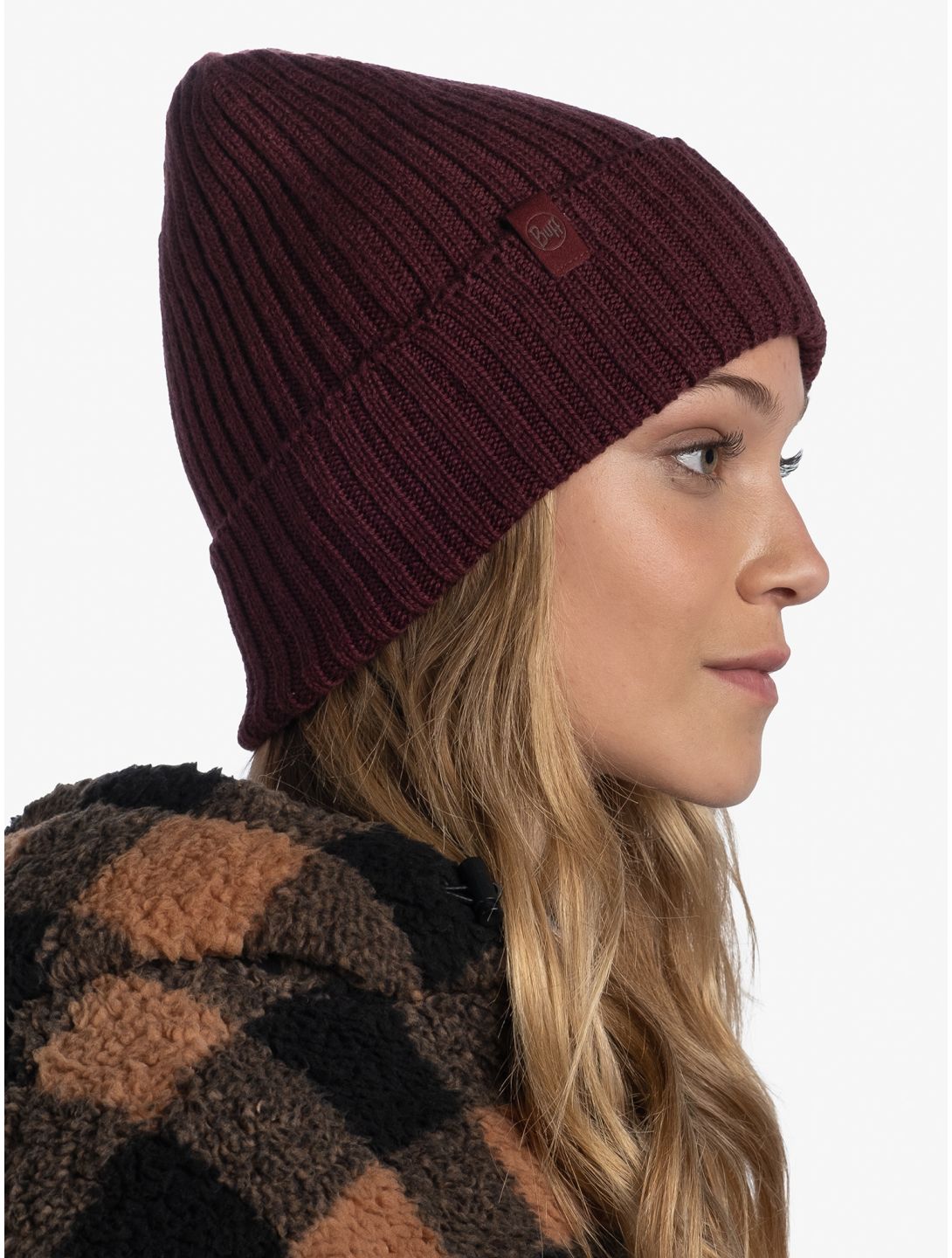 Buff, Norval beanie unisex Maroon burgundy 