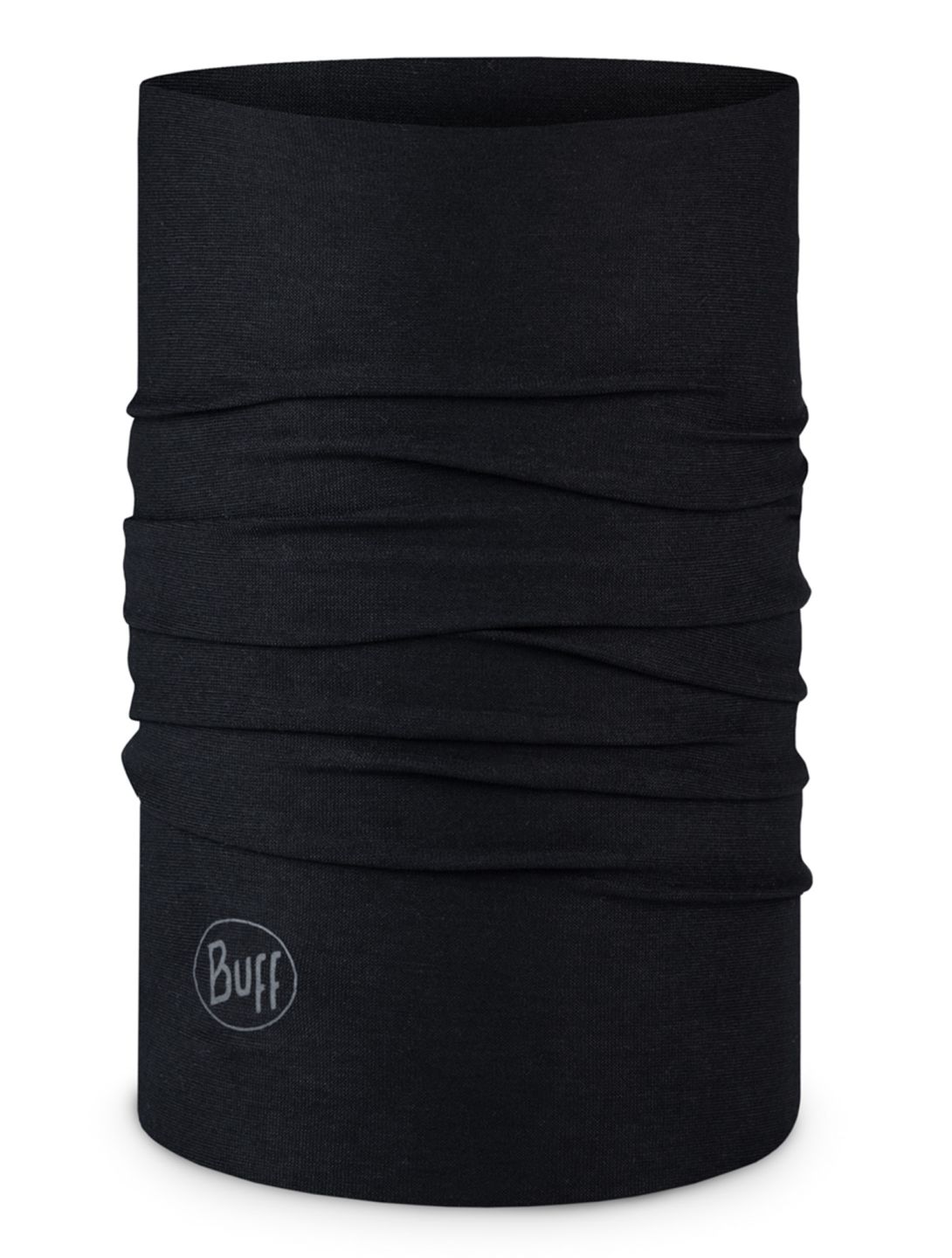 Buff, Original Ecostretch scarf kids Solid Black black 