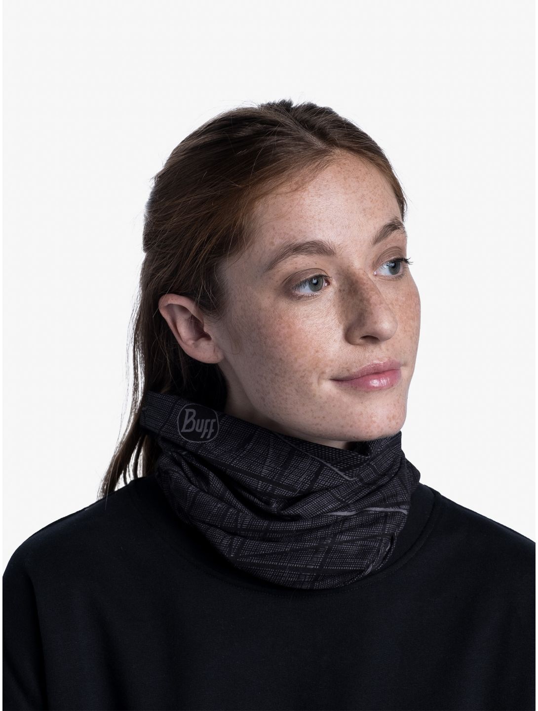 Buff, Original Ecostretch scarf unisex Embers Black black 