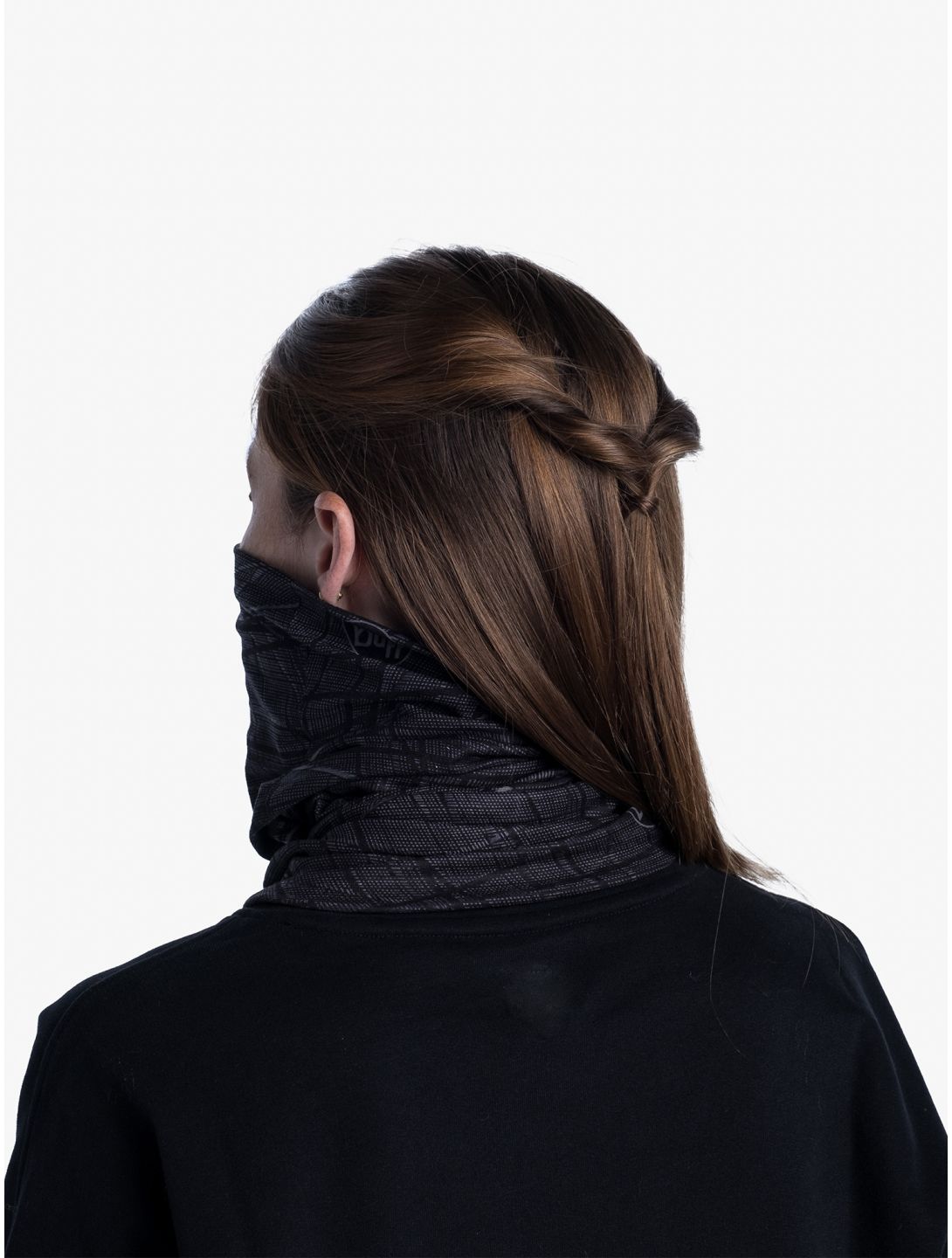 Buff, Original Ecostretch scarf unisex Embers Black black 