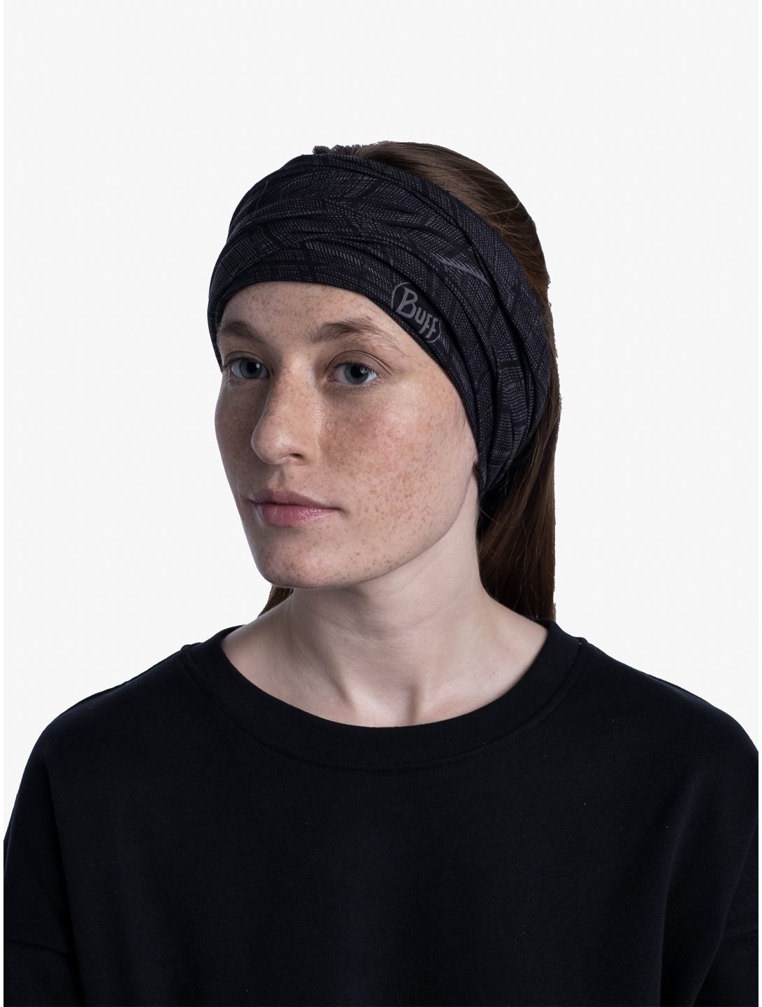 Buff, Original Ecostretch scarf unisex Embers Black black 