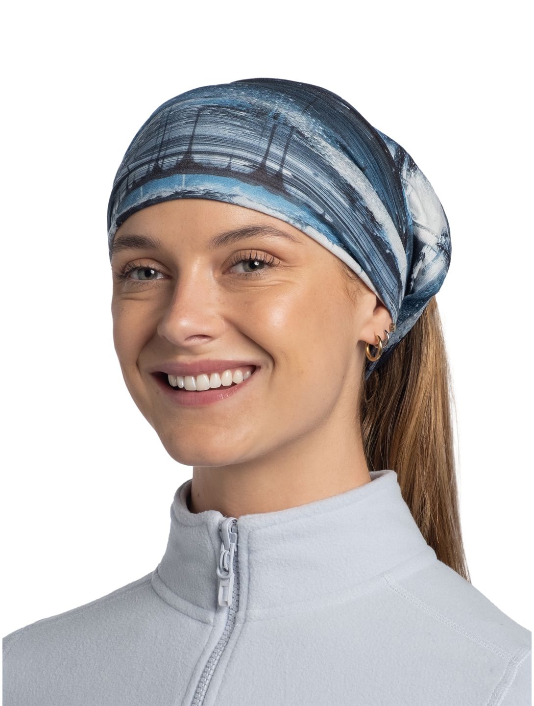 Buff, Original Ecostretch scarf unisex Oser Blue blue 