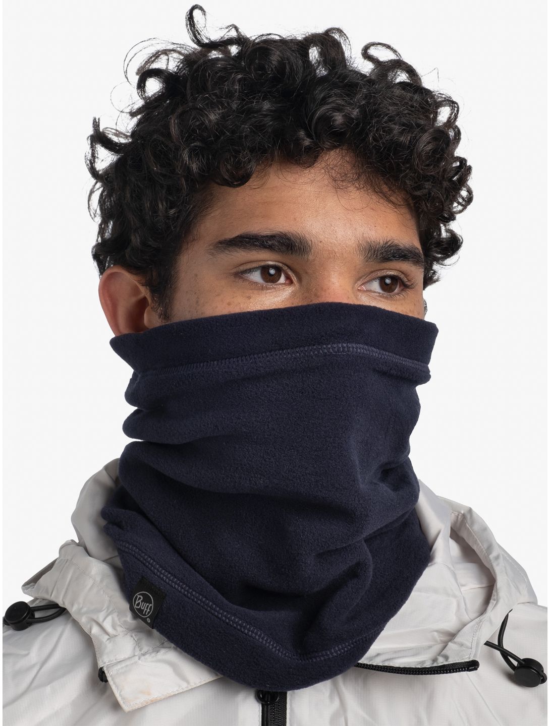 Buff, Polar scarf unisex Dark Navy blue 