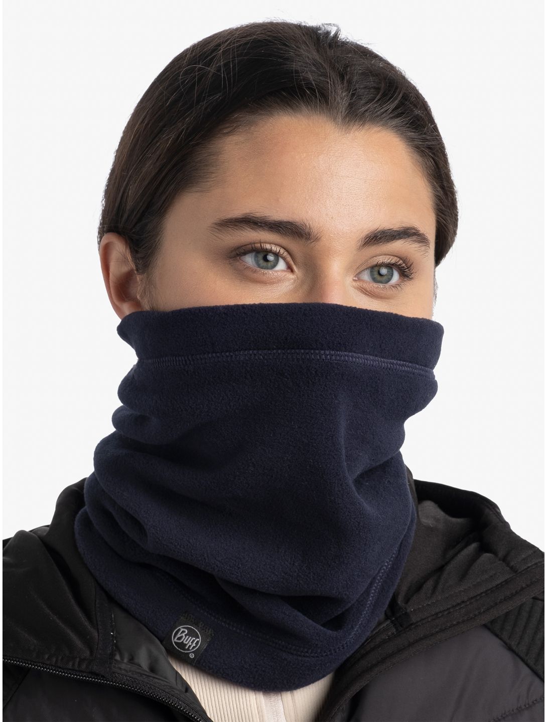 Buff, Polar scarf unisex Dark Navy blue 