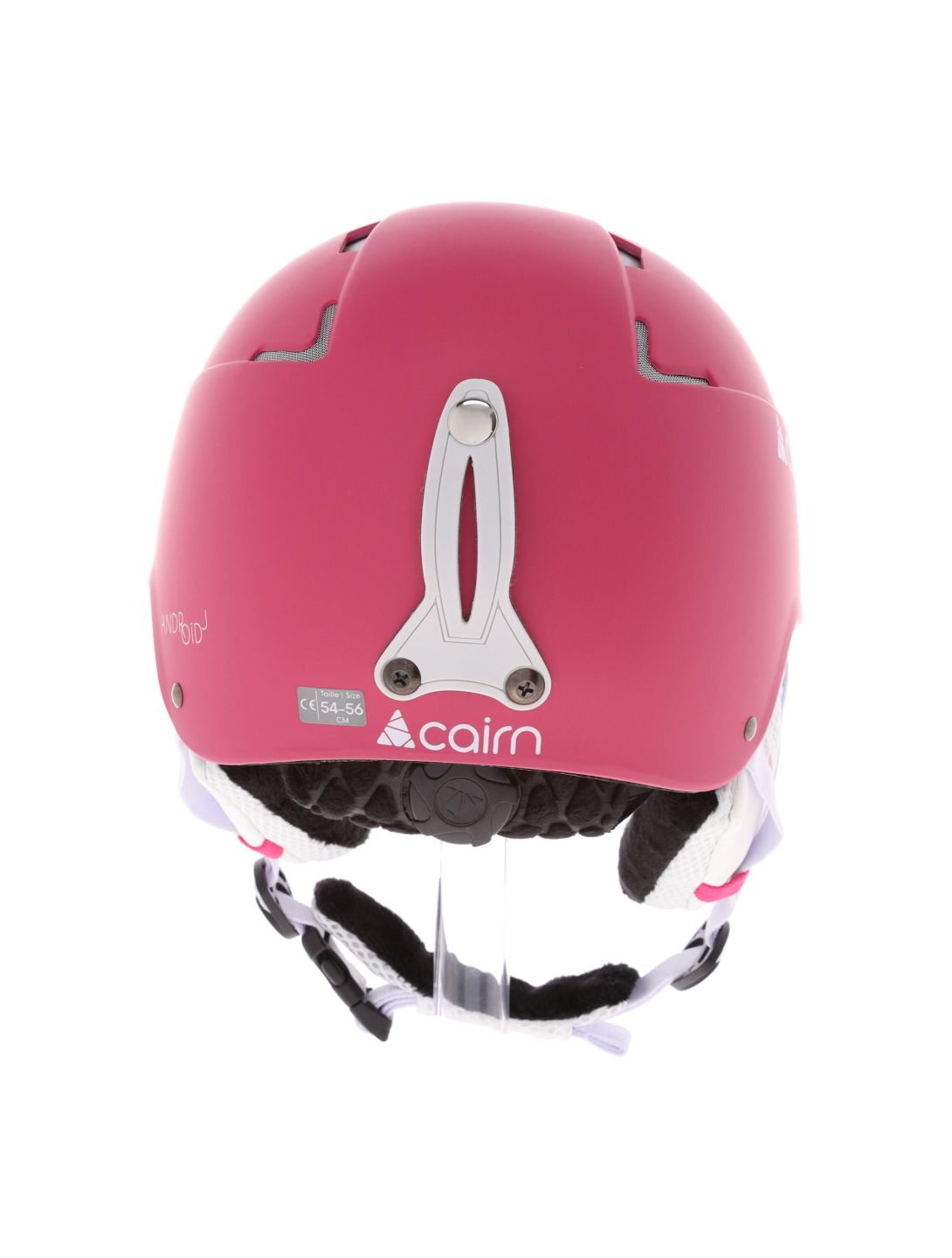 Cairn, Android J ski helmet kids mat fluo fuchsia pink 