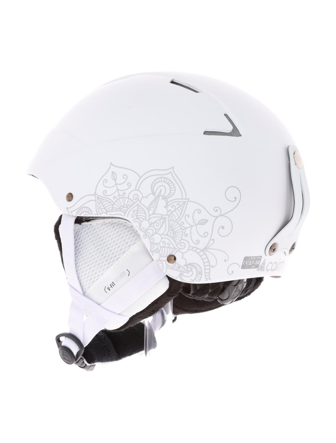 Cairn, Andromed ski helmet unisex mat mandala white 