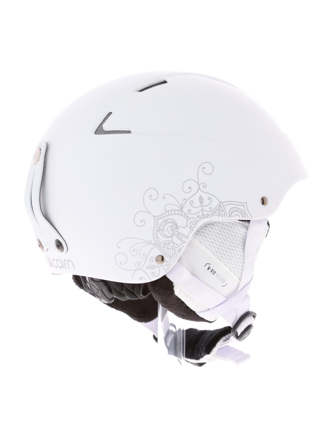 Cairn, Andromed ski helmet unisex mat mandala white 