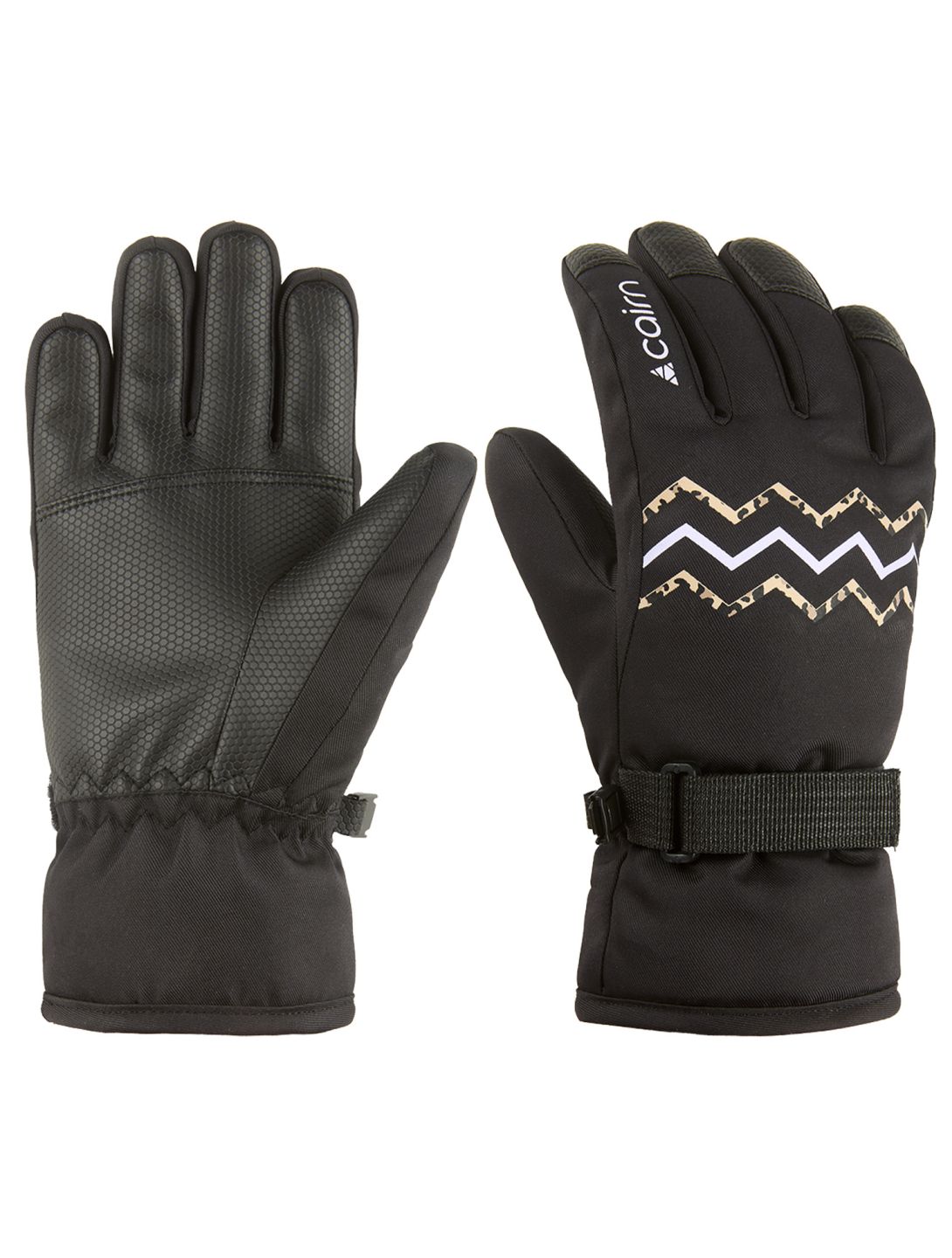 Cairn, Artic 3 J C-Tex ski gloves kids Black Leopard black 