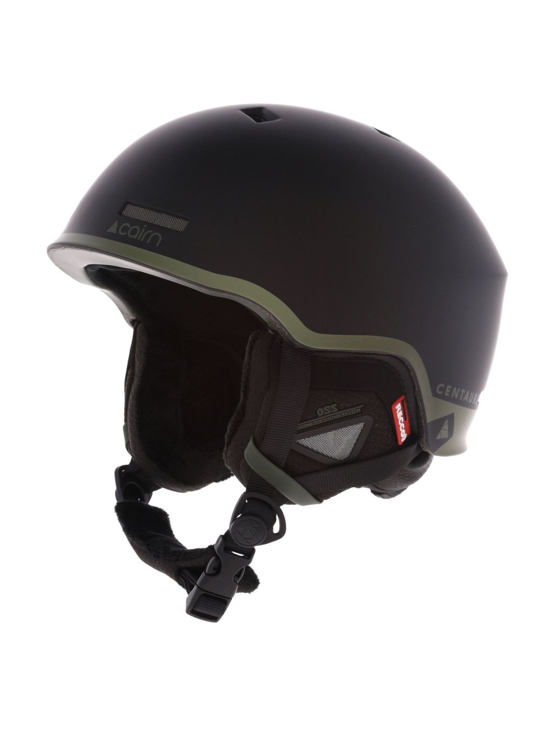 Cairn, Centaure Rescue ski helmet unisex Mat Black Khaki black, green 