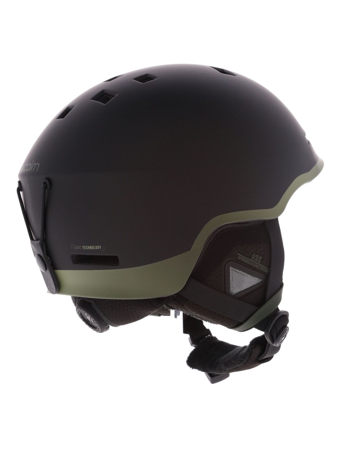 Cairn, Centaure Rescue ski helmet unisex Mat Black Khaki black, green 