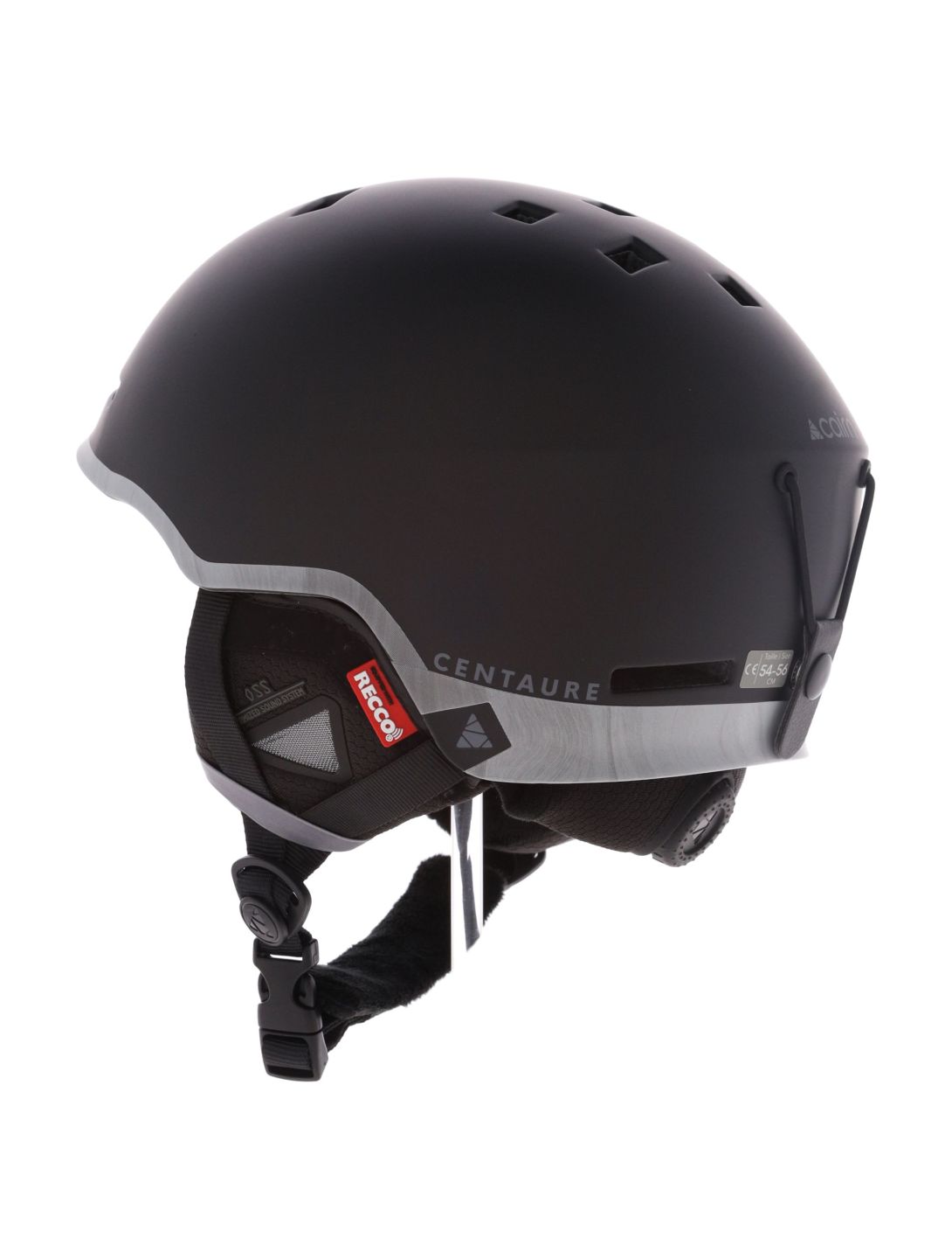 Cairn, Centaure Rescue ski helmet unisex Mat Black Lava black 