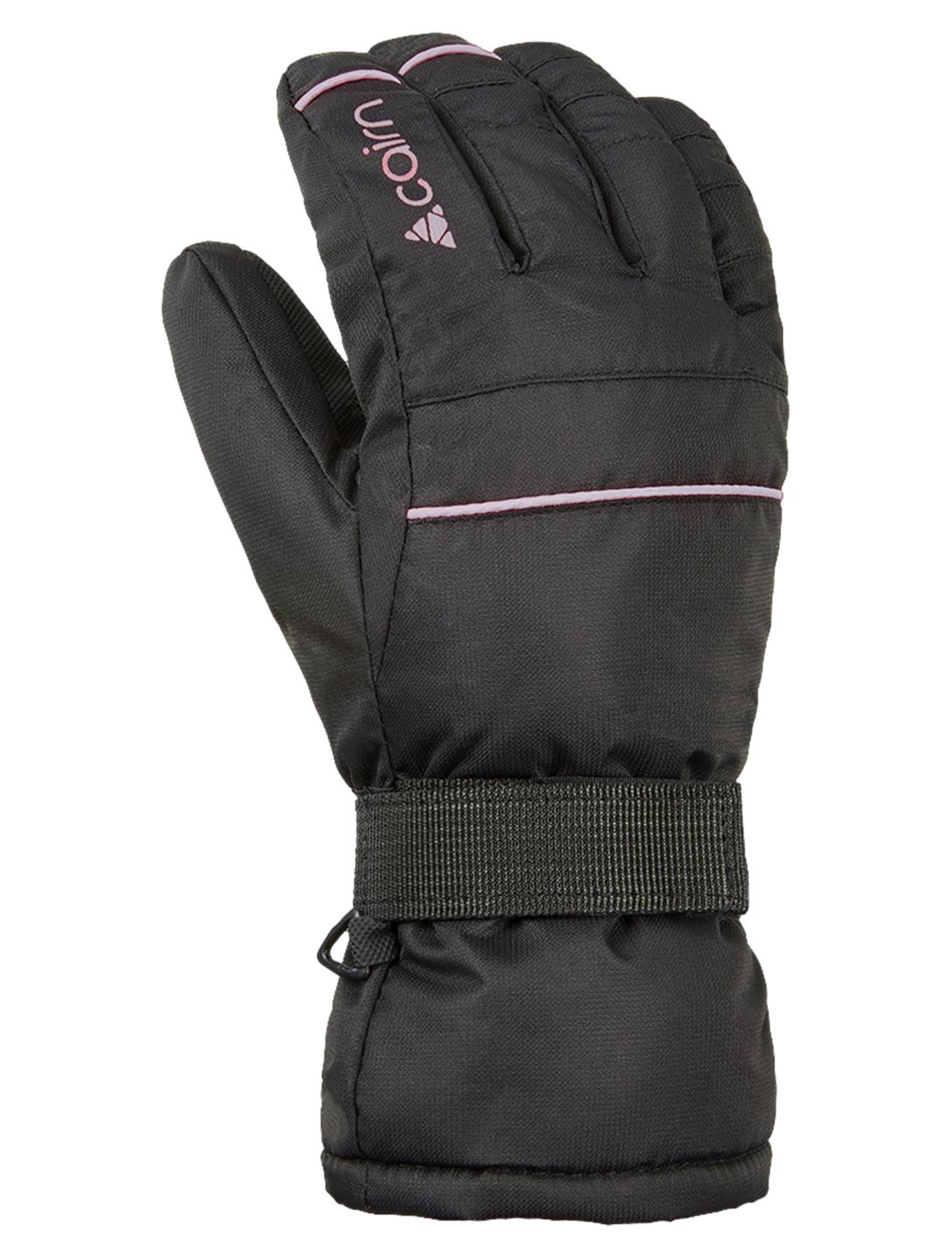 Cairn, Ceres W ski gloves women Black Powder black, pink 