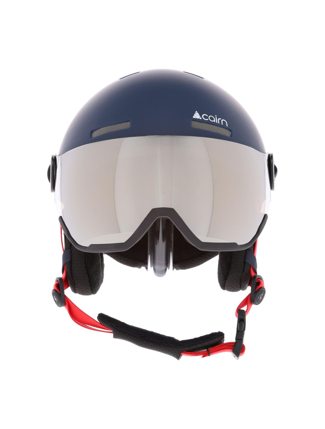 Cairn, Eclipse Rescue ski helmet with visor unisex midnight red 