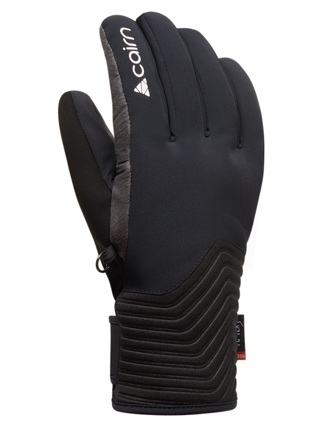 Cairn, Elena W C-Tex ski gloves women Black Dark Grey Chine black, grey 