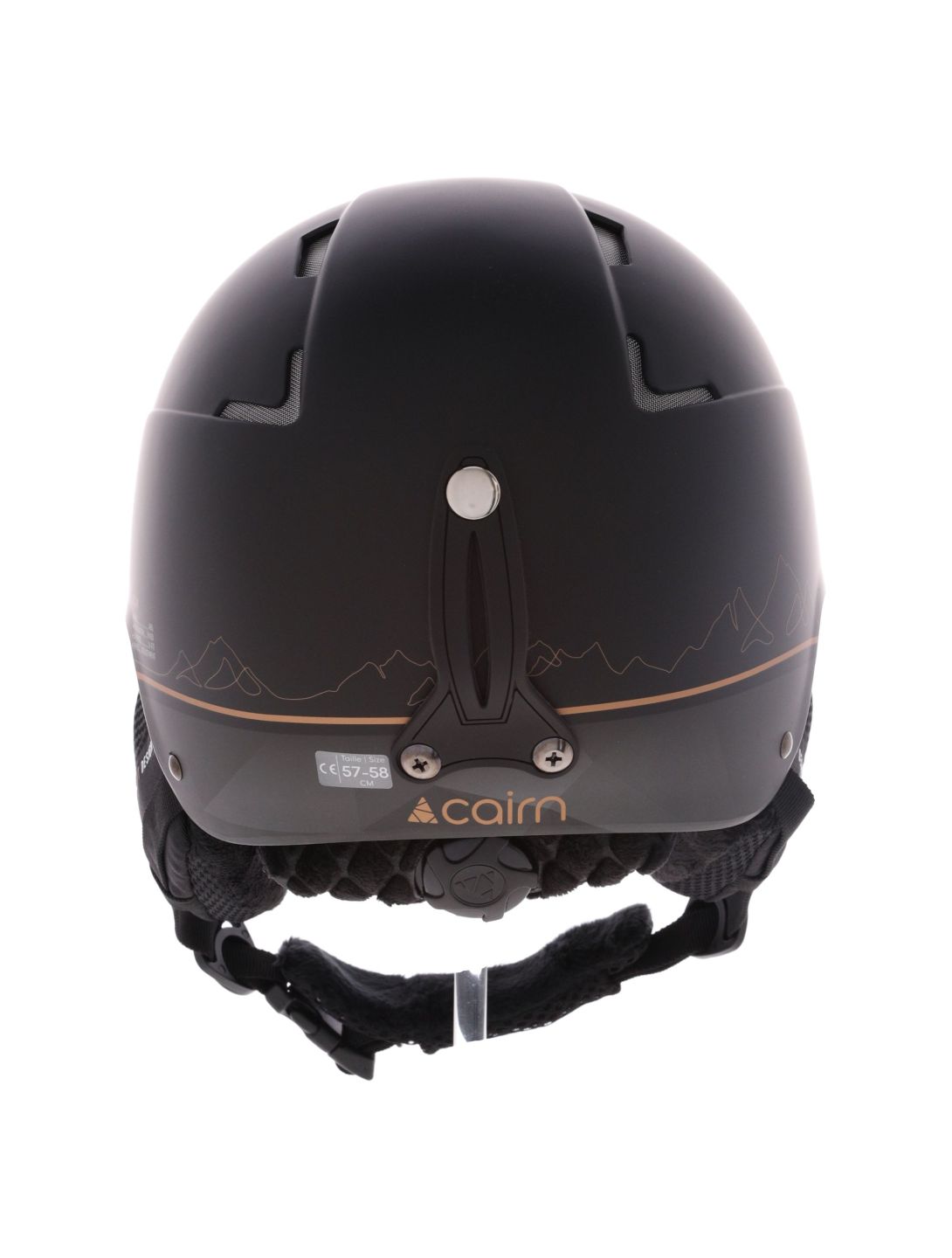 Cairn, Flow ski helmet unisex Mat Black Copper black 