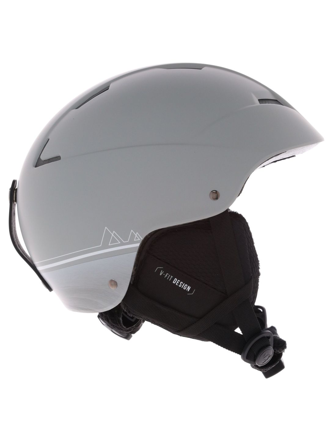 Cairn, Flow ski helmet unisex Mat Grey Lava grey 