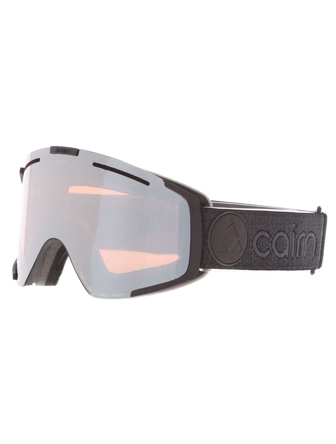 Cairn, Genesis goggles unisex Mat Black Silver black, Zilver 