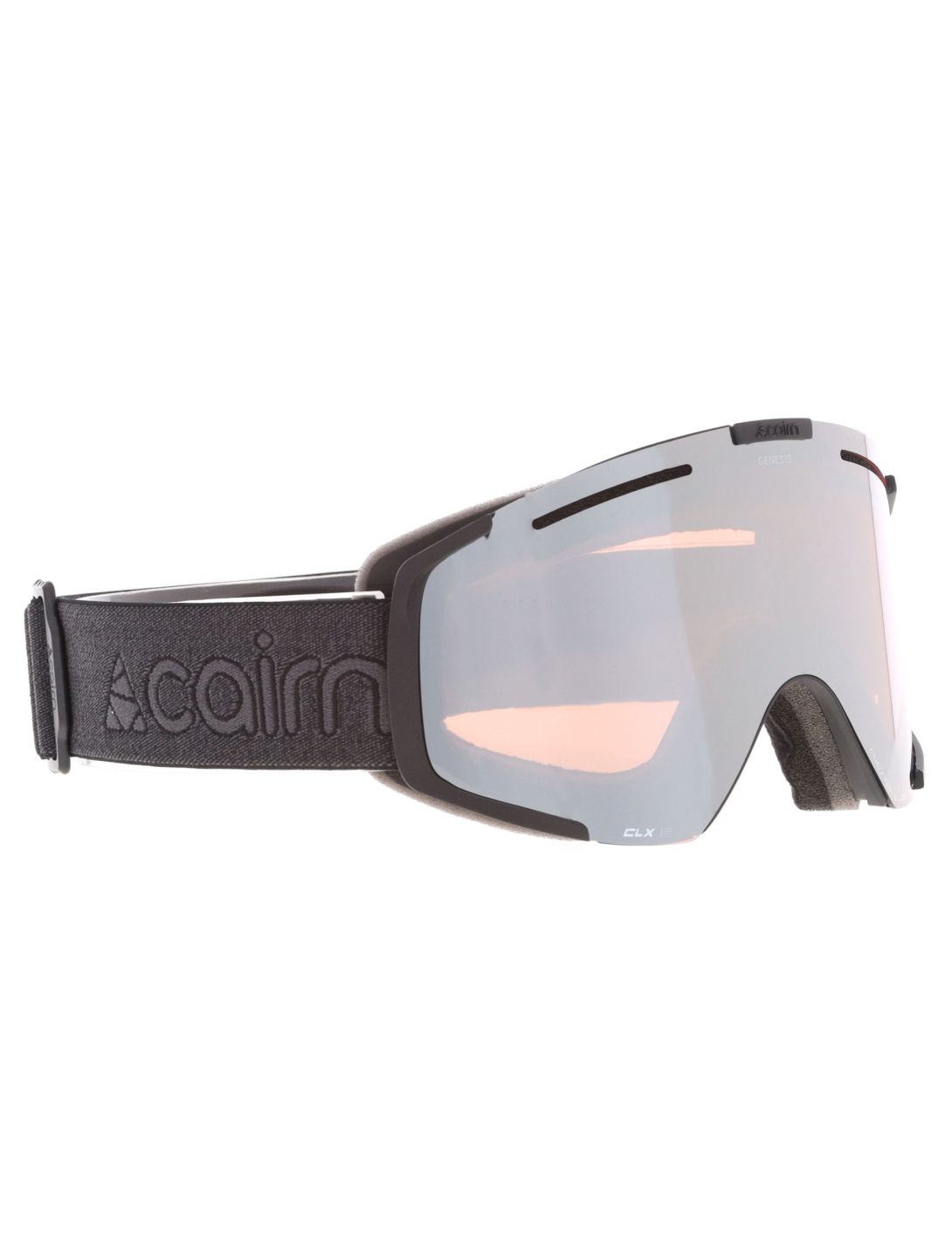 Cairn, Genesis goggles unisex Mat Black Silver black, Zilver 