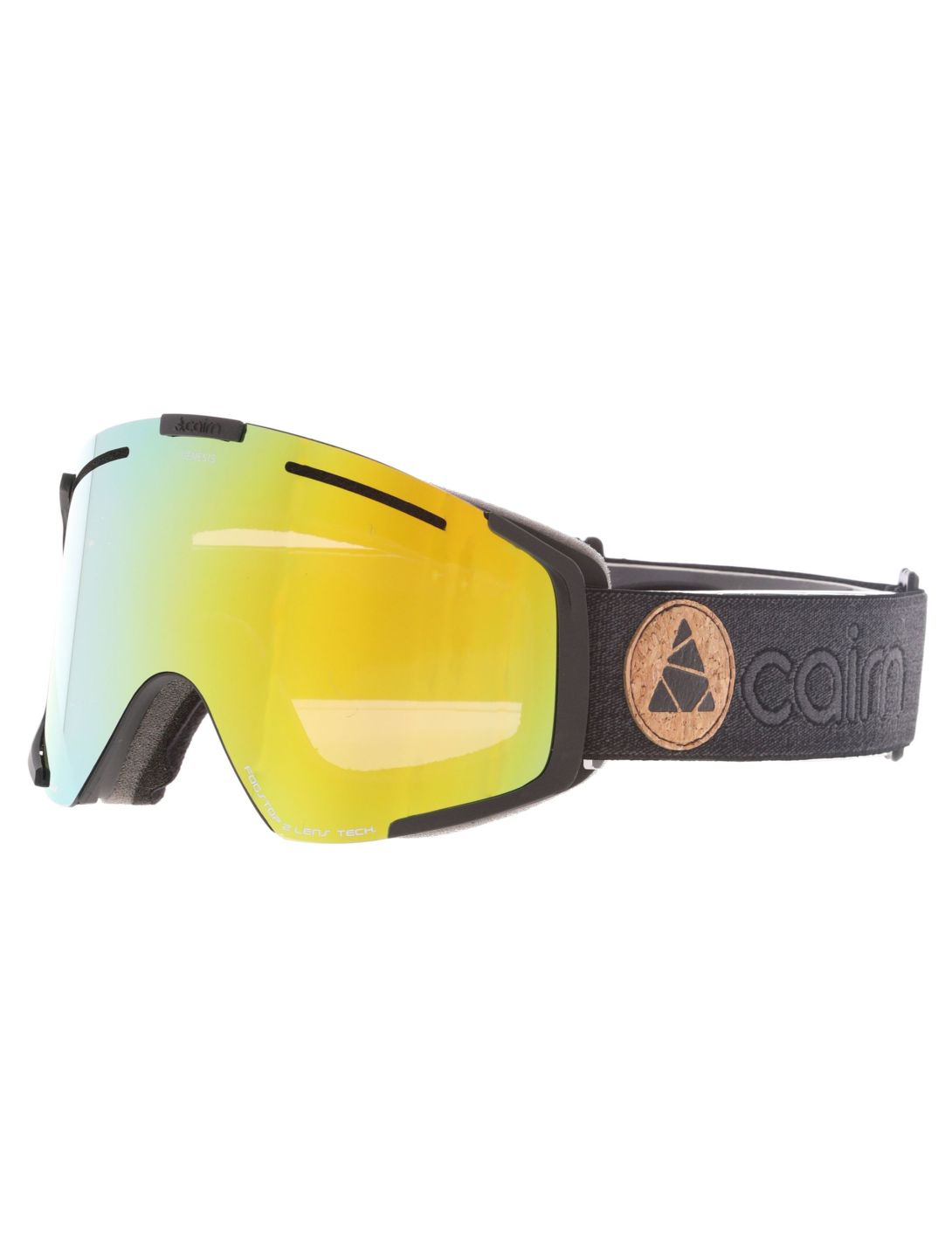 Cairn, Genesis goggles unisex Mat Black Gold black, Goud 