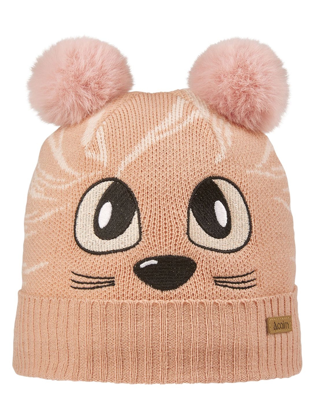 Cairn, Axel J beanie kids Powder Tiger beige 