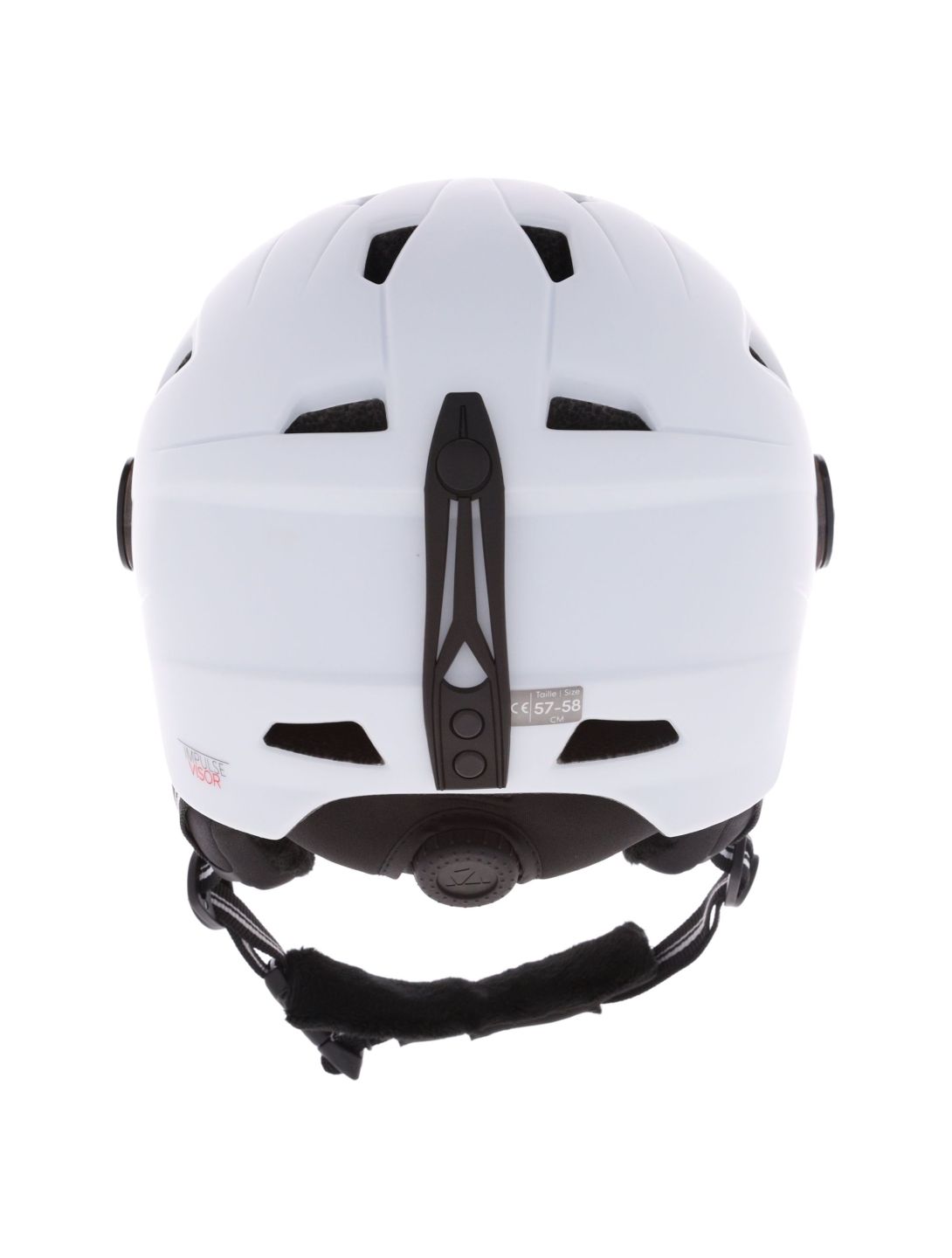 Cairn, Impulse Visor Photochromic ski helmet with visor unisex Mat White white 