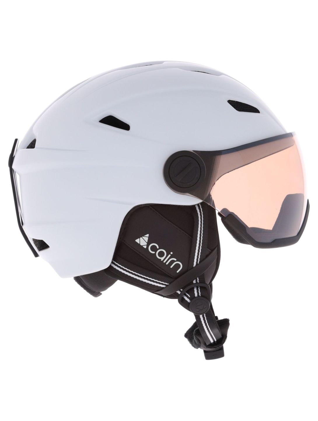 Cairn, Impulse Visor Photochromic ski helmet with visor unisex Mat White white 