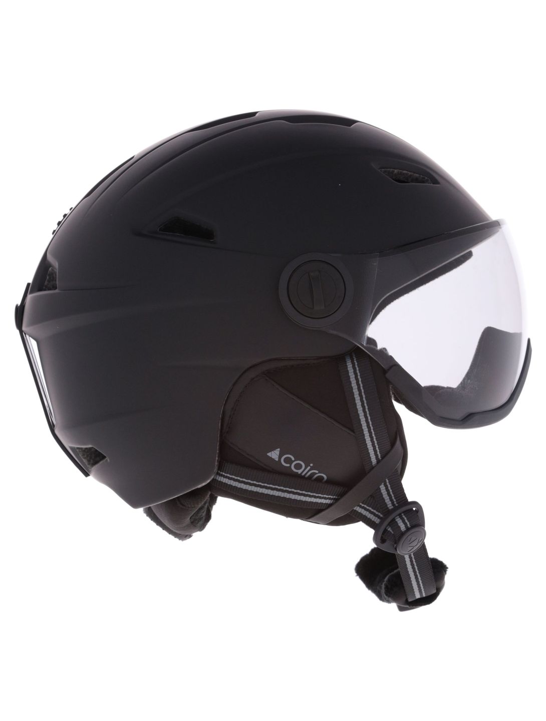 Cairn, Impulse Visor Photochromic ski helmet with visor unisex Mat Black black 