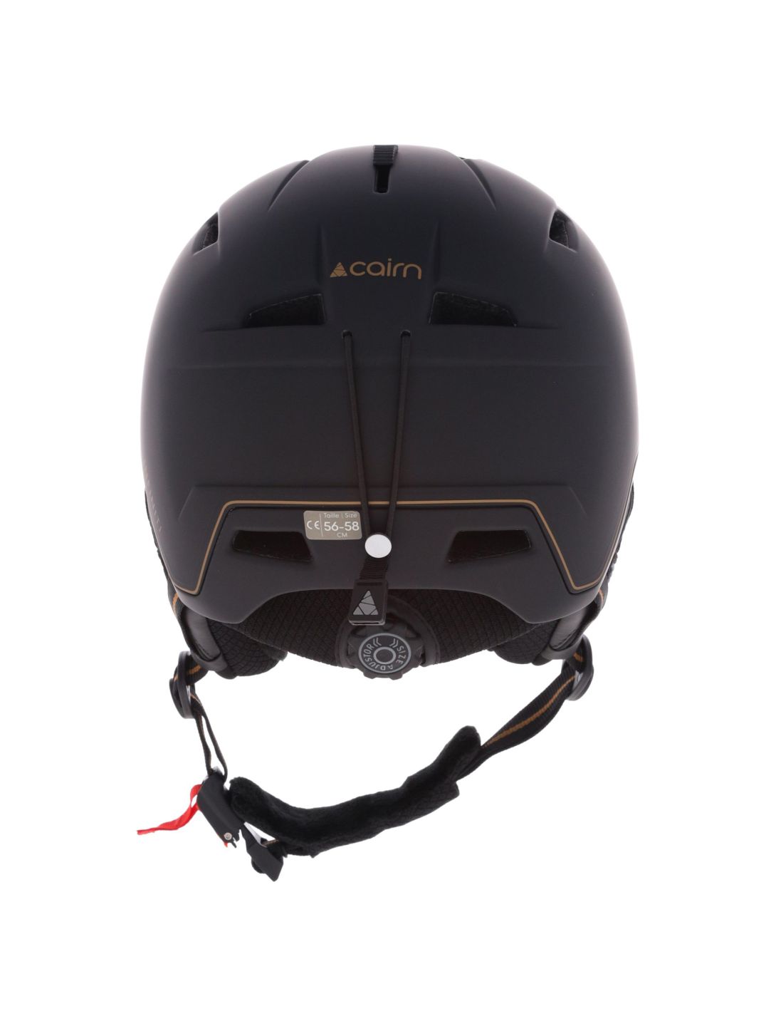 Cairn, Infiniti ski helmet unisex Mat Black Gold black, Goud 