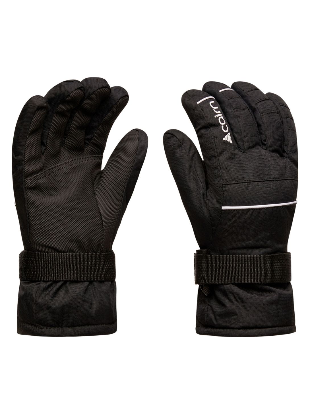 Cairn, Ceres J ski gloves kids Black White black, white 