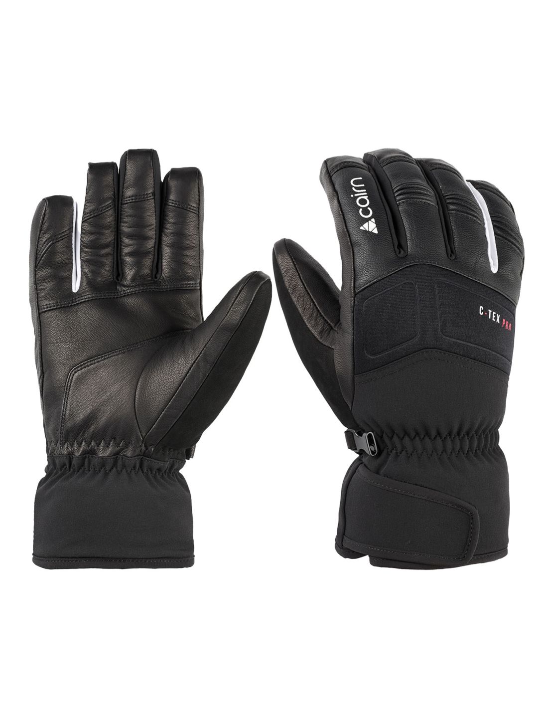 Cairn, Nevado 2 M C-Tex Pro ski gloves men Black black 