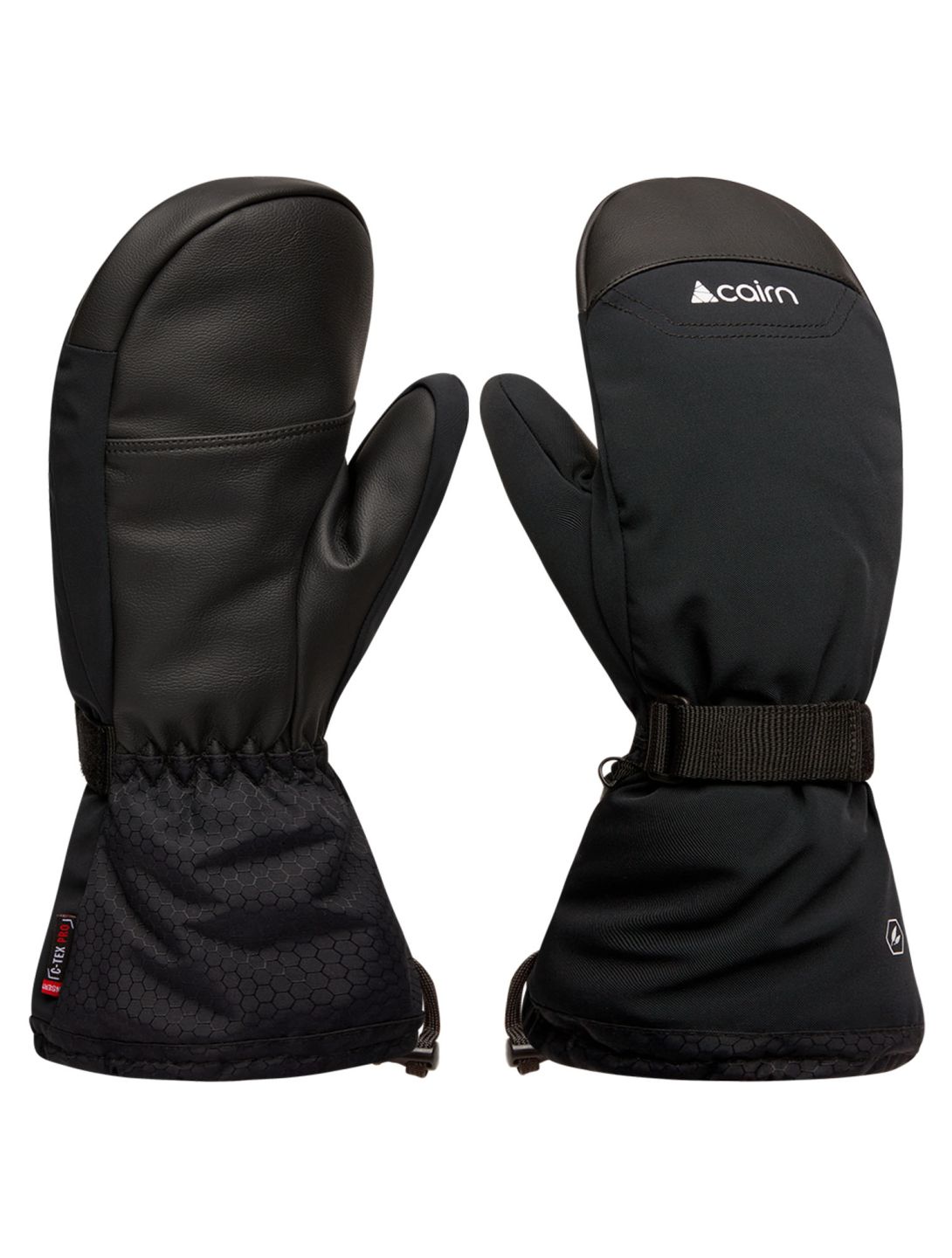 Cairn, Makalu 2 Ct P mittens men Black black 