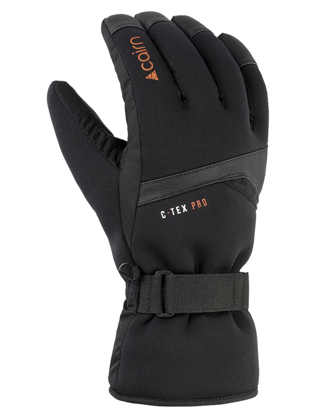 Cairn, Lugano M C-Tex Pro ski gloves men Black Sanguine black 