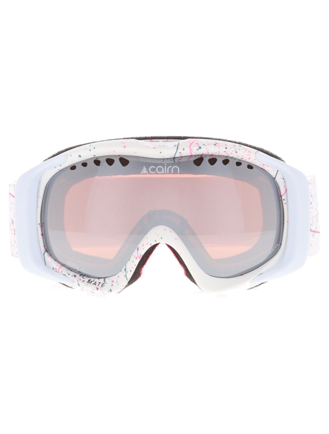 Cairn, Mate goggles kids Mat White Spray pink, white 