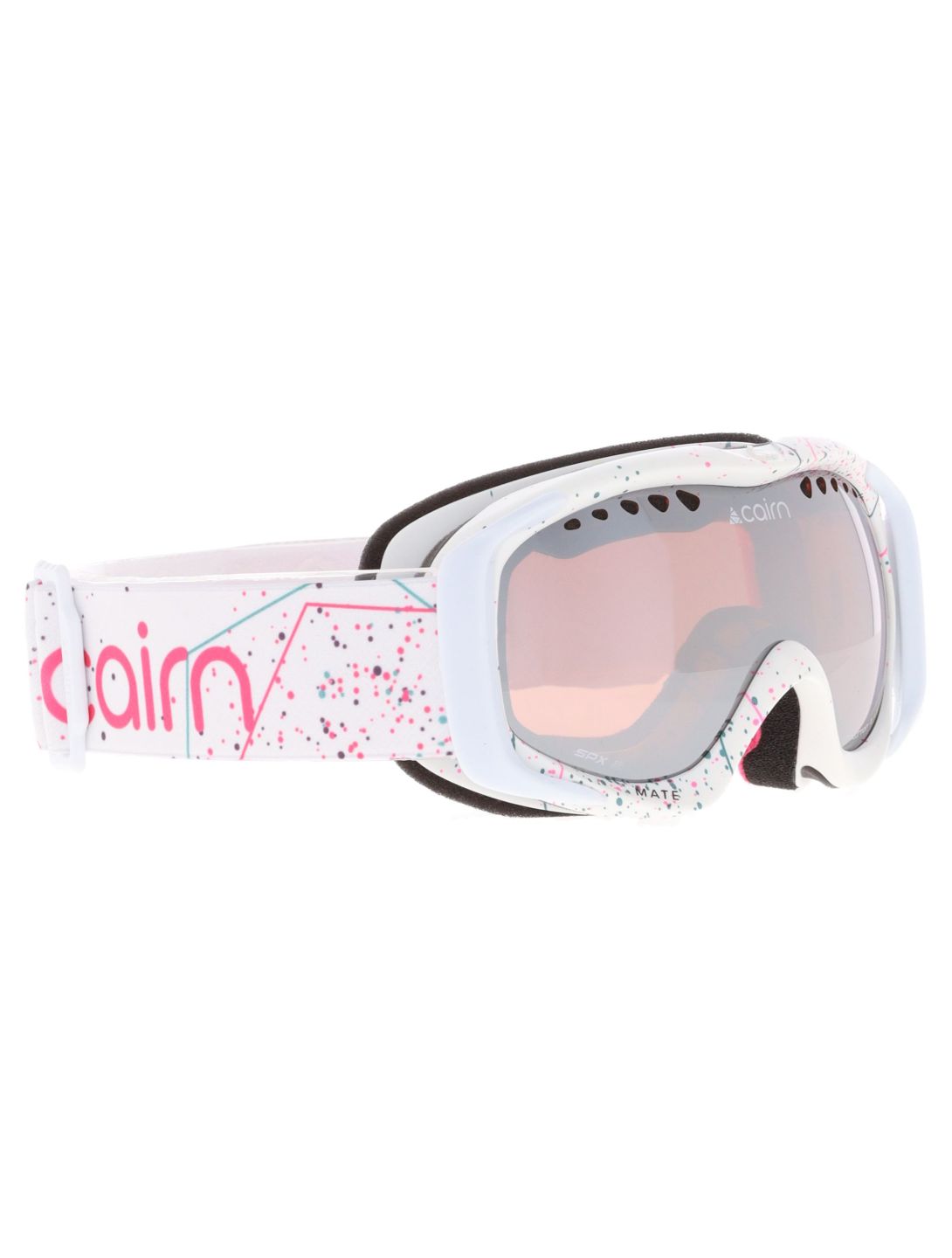 Cairn, Mate goggles kids Mat White Spray pink, white 